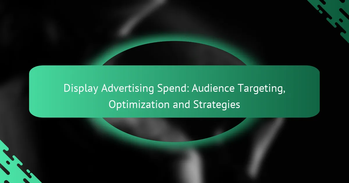 Расходы на дисплейную рекламу: таргетинг аудитории, оптимизация и стратегии